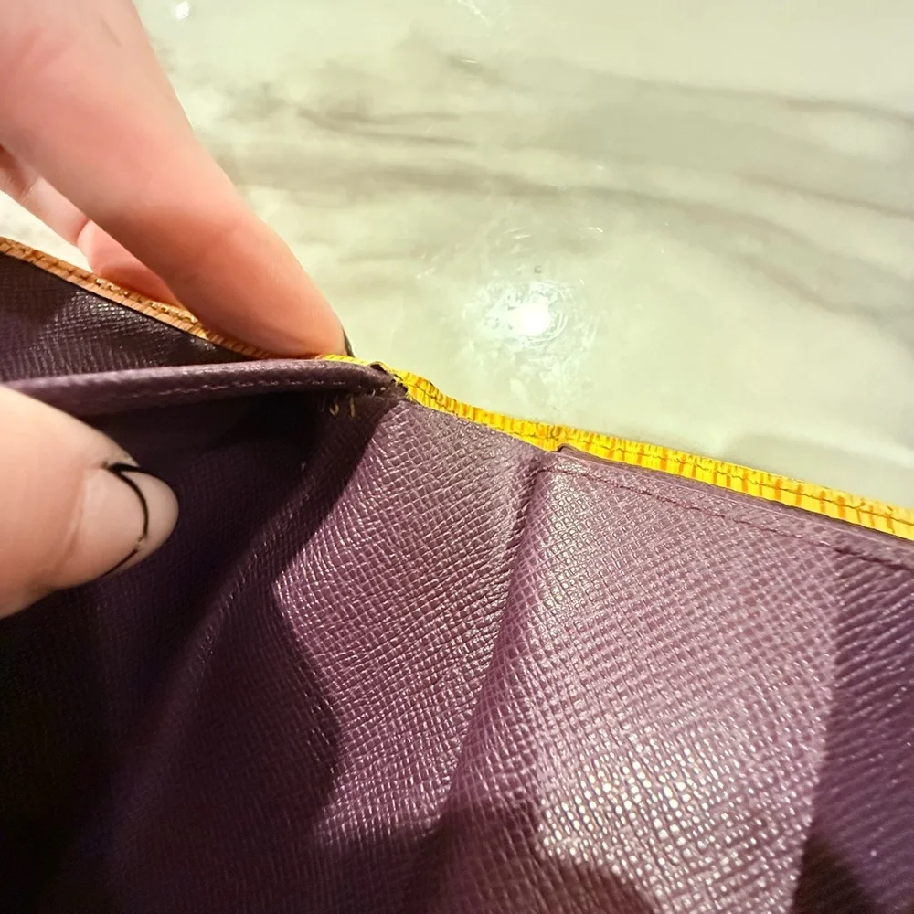 Louis Vuitton Vibrant Yellow & purple passport hold/wallet - lakers colorway - Picture 11 of 13